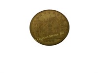 1906 Cincinnati Fall Festival brass medal
