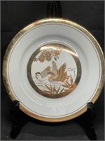 Keito Japan Art of Chokin Engraved Gold Plate