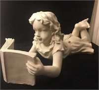 Girl with Book Statue