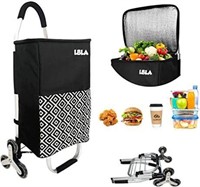 3in1 Folding Shopping Cart Travel Rolling Cooler