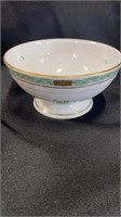 Herend Chinese Bouquet Green, Footed Bowl, 5" D x