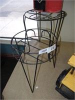 PR WROUGHT IRON PLANT STANDS