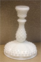 Milk Glass Candle Holder