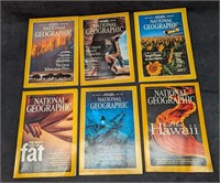 6 1980s 2000s National Geographic Magazines W