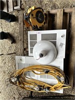 Electric Heaters, Fan and Construction Lights