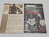 1933 Burlington Route Book & Royal Scot brochure