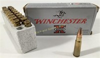 (20) Cartridges Winchester 7.62x39mm