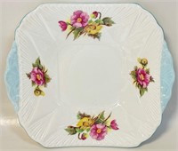 DESIRABLE SHELLEY BEGONIA PATTERN SERVING PLATE