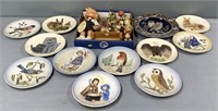 Goebel Porcelain Figures & Plates Lot Collection