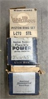 Vintage new old stock piston ring kits