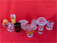 Shot Glasses, Glass Trinket Dishes & More