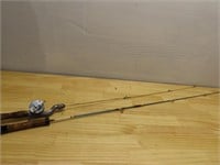 (2)Vintage fishing rods. 1 reel.