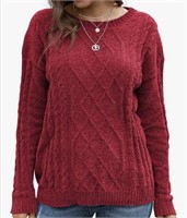 New (Size L) Women's Pullover Sweater Long Sleeve