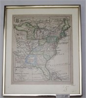 Rare Early Map of North America