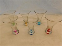 Vintage Circo Vodka Martini glasses