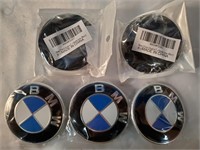 5 New BMW 74mm Hood and Trunk Ornaments