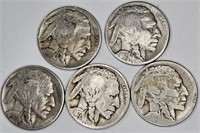 1929s-20s-29-27-29 - Buffalo Nickels