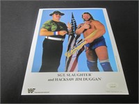 Jim Duggan Signed 8x10 Photo JSA Witnessed