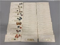 47 Envelopes Of Vintage Stamps