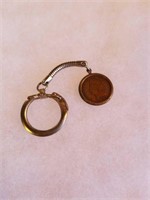 1904 One Cent Keychain