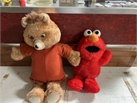 Teddy Rumpkin and Elmo
