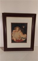 Antique Print Ca. 1880 "Adorable" By Sir Thomas