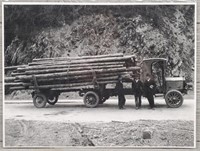Logging Truck Print