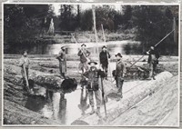 Loggers on the River Print