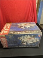 10 inch portable, tablesaw new in box