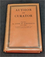 Author And Curator By John W Fortescue Hardcover
