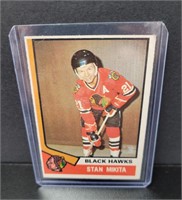 1974-75 O Pee Chee " Stan Mikita" Hockey Card