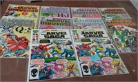 (10) Vintage Marvel Universe & Marvel Saga