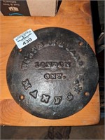 Wortman & Ward Cast Builder plate