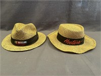 NASCAR RACING HAT AND HOOTERS STRAW HAT