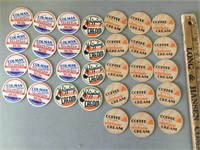 Vintage Milk bottle caps