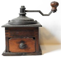 Lot #1313 - Vintage cast iron top hand crank