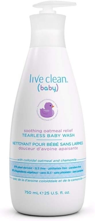 Sealed - Live Clean Baby - Baby Wash(1pack)