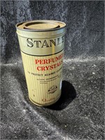 STANLEY PERFUME CRYSTALS TIN 6" X 3"