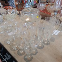 VARIOUS STEMWARE AND GLASSES