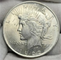 1922 Peace Silver Dollar MS++