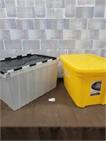 2 Storage bins