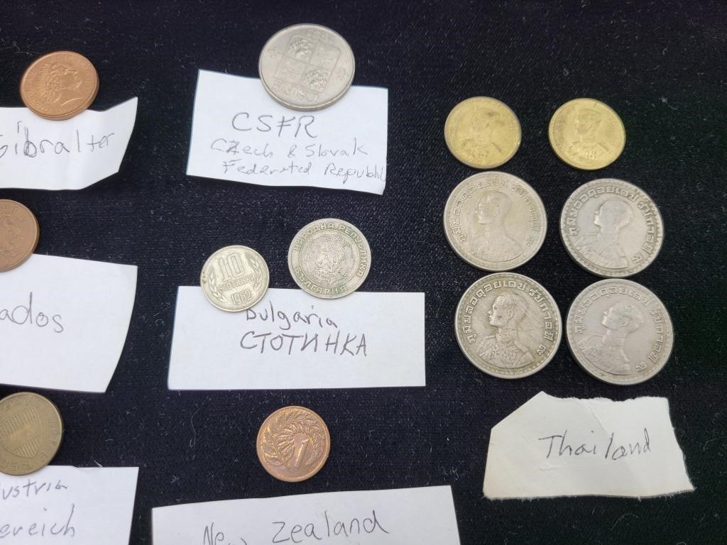 Foreign coins Lot