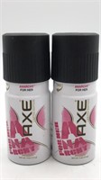 2 New Axe For Her Bodysprays Scent Anarchy