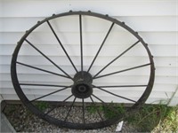 Steel wheel. Measures: 43.25" Diameter.