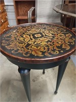 HAND PAINTED LAMP TABLE