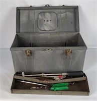 Tuff Box Tool Box W/ Some Tools