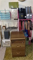 Office supplies lot- Shelf, cabinet,etc.