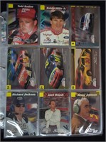 Nascar Racing Trading Card Collection in Binder