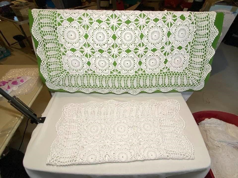 Large LOT Crochet Doilies & Table Runners