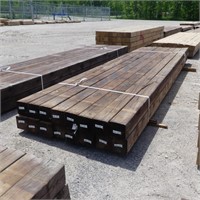 16 pcs. 6" x 6" x 14' PRESSURE TREATED LUMBER